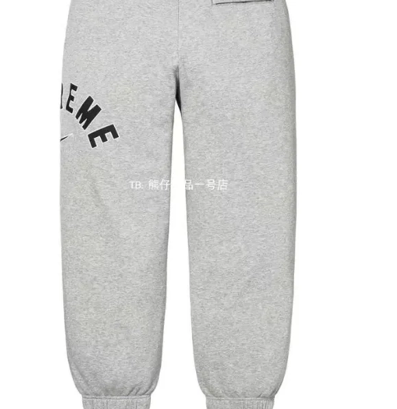 M black embroidered Arc gray L logo plush with XL sports co S pants Sweatpants 0806